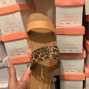 Leopard Print Sandals